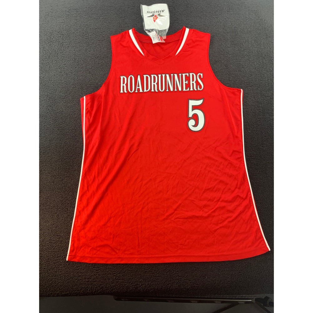 Alleson Athletic Roadrunners Softball Jersey Womens Size L Red Number 5‎